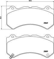 OEM PAD KIT, DISC BRAKE P37018