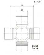 OEM CROSSMEMBER ASSY TT121