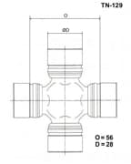 OEM CROSSMEMBER ASSY TN129