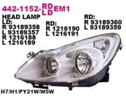 OEM HEADLAMP ASSY 4421152LLDEM1