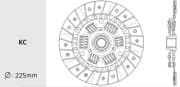 OEM CLUTCH FRICTION DISC HA14