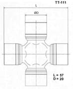 OEM CROSSMEMBER ASSY TT111