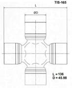 OEM CROSSMEMBER ASSY TIS165