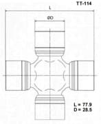 OEM CROSSMEMBER ASSY TT114