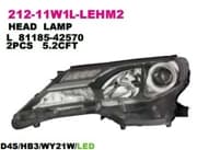 OEM HEADLAMP ASSY 21211W1LLEHM2