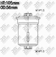 OEM FUEL FILTER HYUNDAI&1JZ/1GFE FS6042