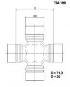 OEM CROSSMEMBER ASSY TM199