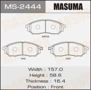 OEM BRAKE PADS MS2444