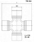 OEM CROSSMEMBER ASSY TIS164