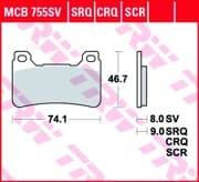 OEM PAD KIT, DISC BRAKE MCB755SV