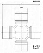 OEM CROSSMEMBER ASSY TIS155