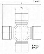 OEM CROSSMEMBER ASSY TM177