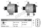 OEM ALTERNATOR ASSY DAN1114