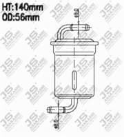 OEM FILTER ASSY, FUEL PUMP FS9102