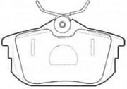 OEM PAD SET,RR BRAKE MN125772