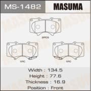 OEM PAD KIT, DISC BRAKE MS1482