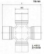 OEM CROSSMEMBER ASSY TIS161