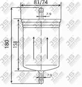 OEM FUEL FILTER SR20DE FS2070