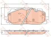 OEM PAD KIT, DISC BRAKE GDB2158