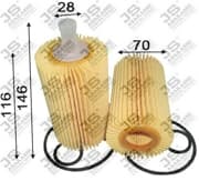 OEM OIL FILTER ELEMENT OE0071