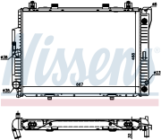 OEM RADIATOR ASSY, ENGINE COOLANT 62713A