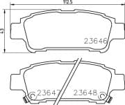 OEM PAD KIT, DISC BRAKE NP1042