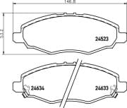 OEM PAD KIT, DISC BRAKE NP1057