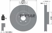 OEM BRAKE DISC FRT/C219/360MM 92120305