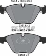 OEM PAD KIT, DISC BRAKE 2331303