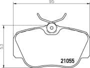 OEM BRAKE PAD 2105505