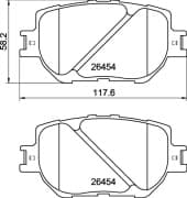 OEM PAD KIT, DISC BRAKE NP1021