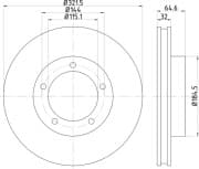 OEM BRAKE ROTOR ND1056K