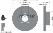 OEM BRAKE DISC,FRT 300MM/E90 92137703