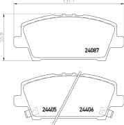 OEM PAD KIT, DISC BRAKE NP8042