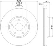 OEM BRAKE ROTOR ND1086K