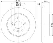 OEM BRAKE ROTOR ND1001K