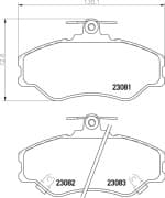 OEM PAD KIT, DISC BRAKE NP6016