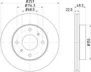 OEM BRAKE ROTOR ND2011K