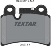 OEM BRAKE PAD SET, VW 2409701