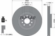 OEM BRAKE DISC/A3/TT/2012-16 92229805