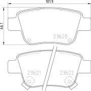 OEM PAD KIT, DISC BRAKE NP1031