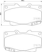 OEM PAD KIT, DISC BRAKE NP1075