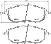 OEM PAD KIT, DISC BRAKE NP7008