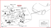 OEM HEADLAMP ASSY 260101ML4D