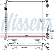 OEM RADIATOR W124 62763A