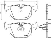 OEM BRAKE PAD RR BMW MDB2004