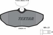 OEM PAD KIT, DISC BRAKE 2342401