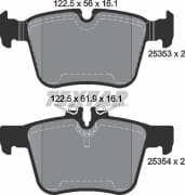 OEM PAD KIT, DISC BRAKE 2535301