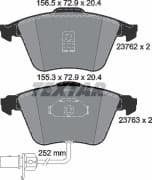 OEM BRAKE PAD FRT/AUDI A6 2376201