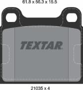 OEM BRAKE PAD RR-W126 2103501